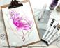 Preview: Alcohol Ink Paper, Fluids Media Ink Pad, 15 bound sheets, 525g/m²